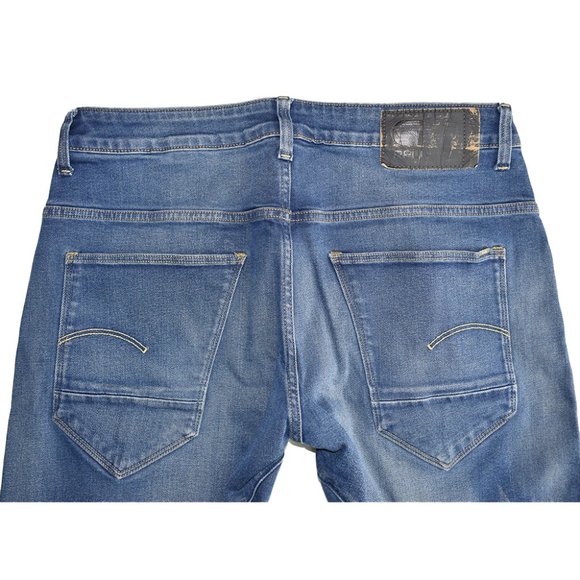 G-STAR RAW Arc 3D Slim Medium Blue Jeans 33x32 Great Condition - Picture 7 of 10